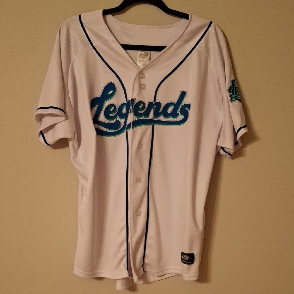 White Legends Baseball Jersey